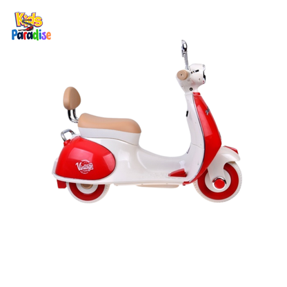 Kids Ride-On Scooter/Vespa Electric Motorcycle with Lights & Music Best Price in Pakistan