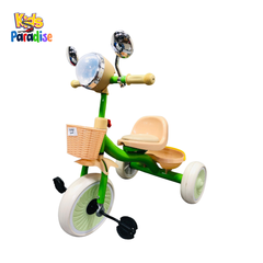 Vintage Style Kids Musical Tricycle with Chrome Mirrors 698