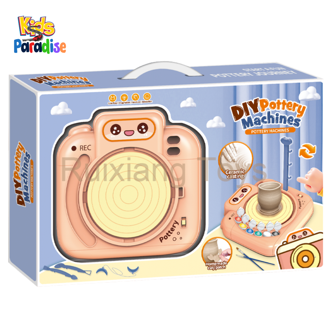 DIY Camera Style Electric Pottery Wheel Machine Kit ZY113