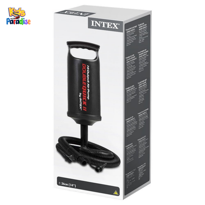 INTEX 14 inch Hi-Output Air Pump Double Quick Hand Pump 68614 (36CM)