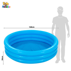 INTEX 5.5-FT Crystal Blue Inflatable Swimming Pool (66" X 15") 58446