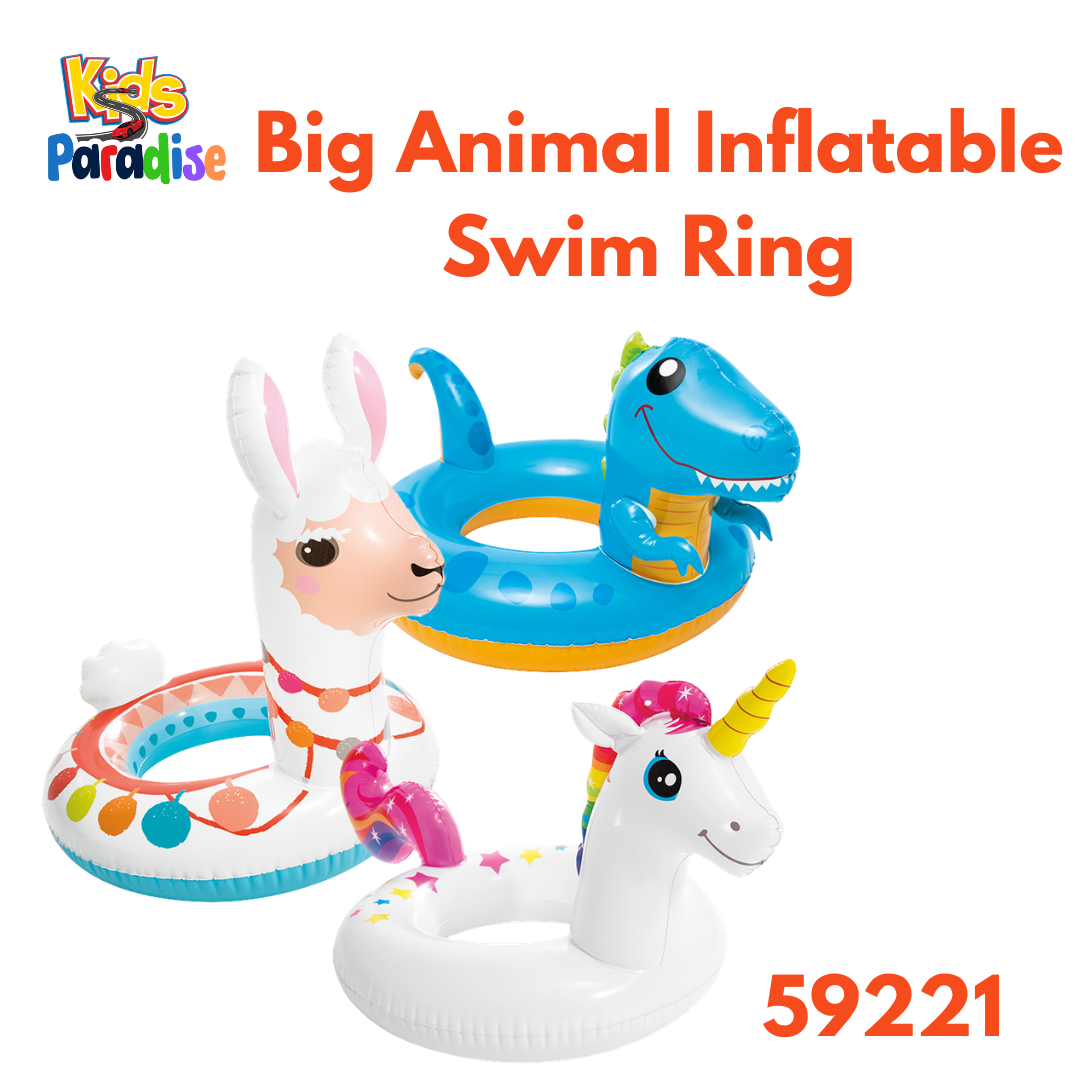 Bigger Float, Bigger Fun – Intex Big Animal Inflatable Swim Ring | 59221