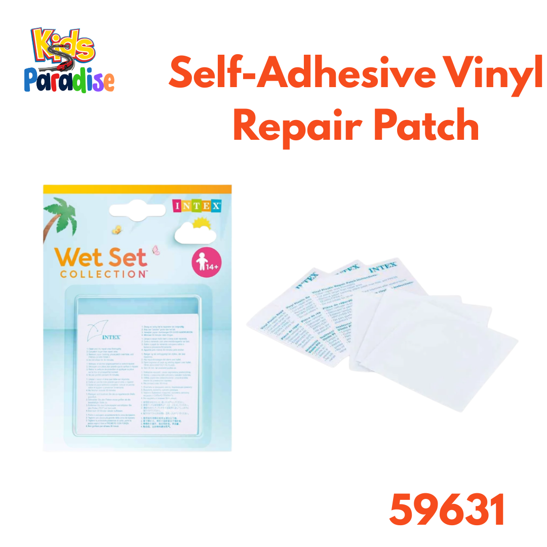 Fix Fast, Play Longer – Intex Self-Adhesive Vinyl Repair Patch | 59631