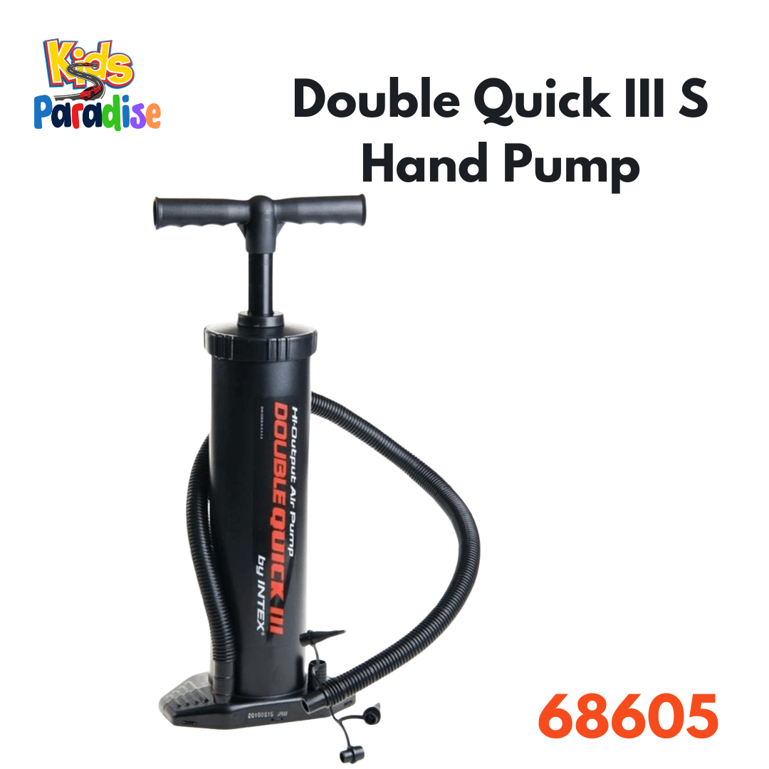 Inflate Faster, Play Sooner – Intex Double Quick III S Hand Pump | 68605
