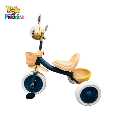 Vintage Style Kids Musical Tricycle with Chrome Mirrors 698