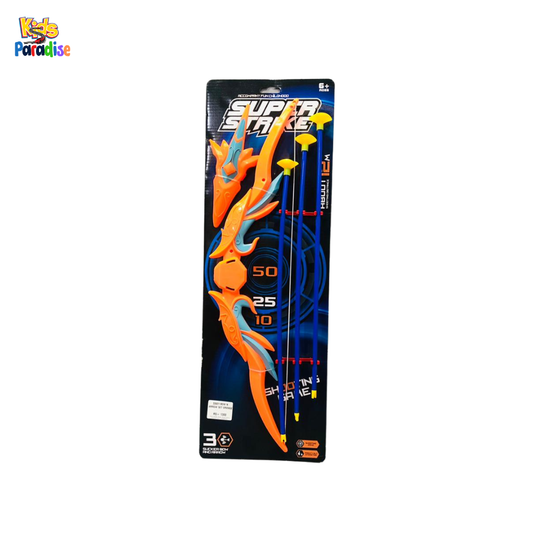 Super Strike Archer Orange Shooting Game with Suction Cup Arrows