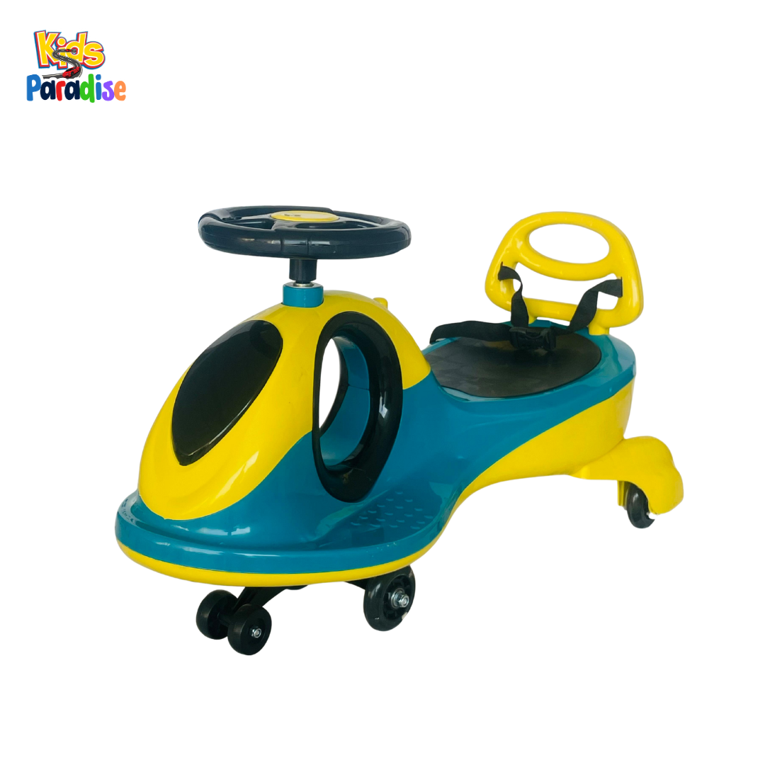 Swing Ride-On Car with Music & LED Light