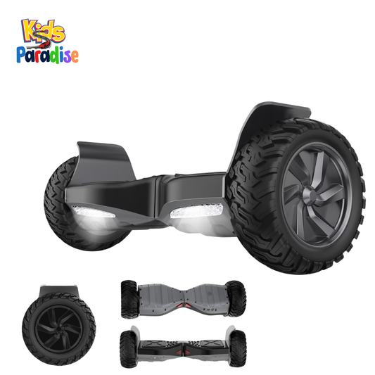 AR-107 Branded 8 Inch Off-Road Smart Balance Wheel Hoverboard (Stealth Black)