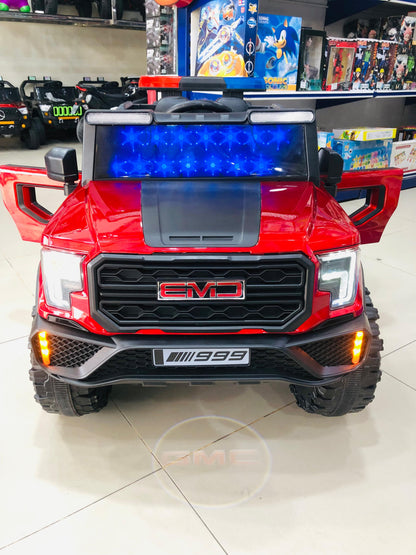 Police Jeep 12V Kids Ride-On Car