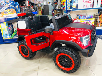 Police Jeep 12V Kids Ride-On Car