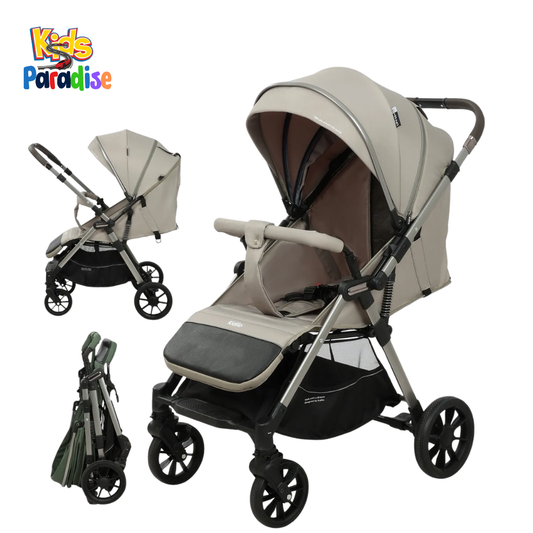 Kidilo D3 Luxury Compact Baby Stroller with UPF 50+ Canopy