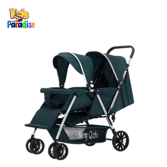 Double Baby Stroller A3 - Tandem Twin Seater Pram (Meng Qizhi)