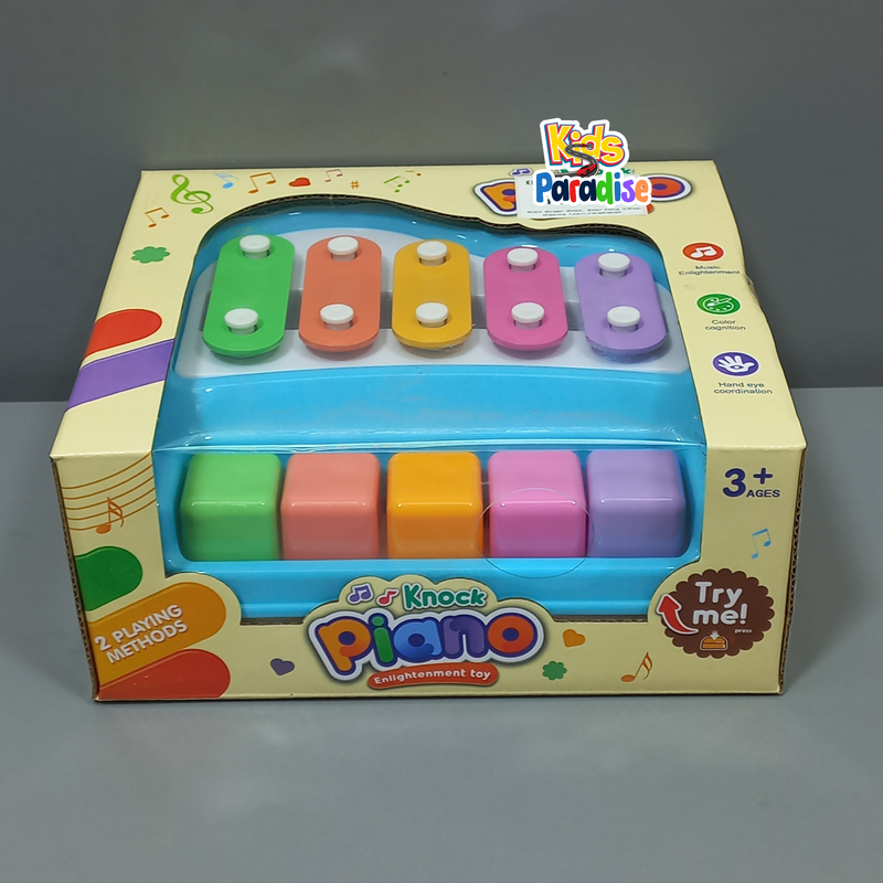 2 in 1 Baby Piano Xylophone Toy for Preschool Educational Musical Learning Instruments Toy for Baby Small Size