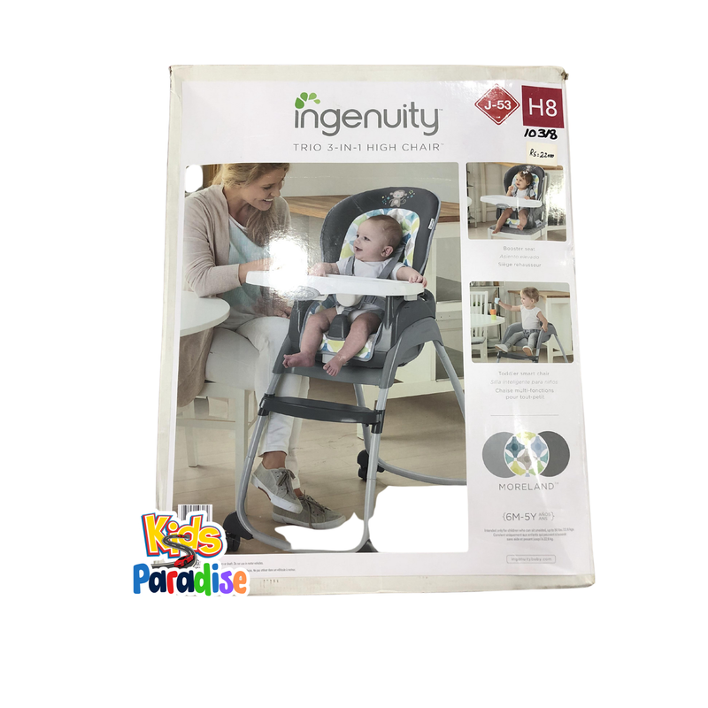 Ingenuity 3 in 1 highchair 10318 FEEDING CHAIR