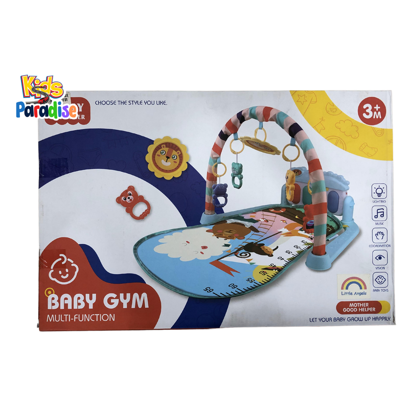 Baby Play Mat Baby Gym Piano 282-1D-3D PLAY GYM with Music & Lights
