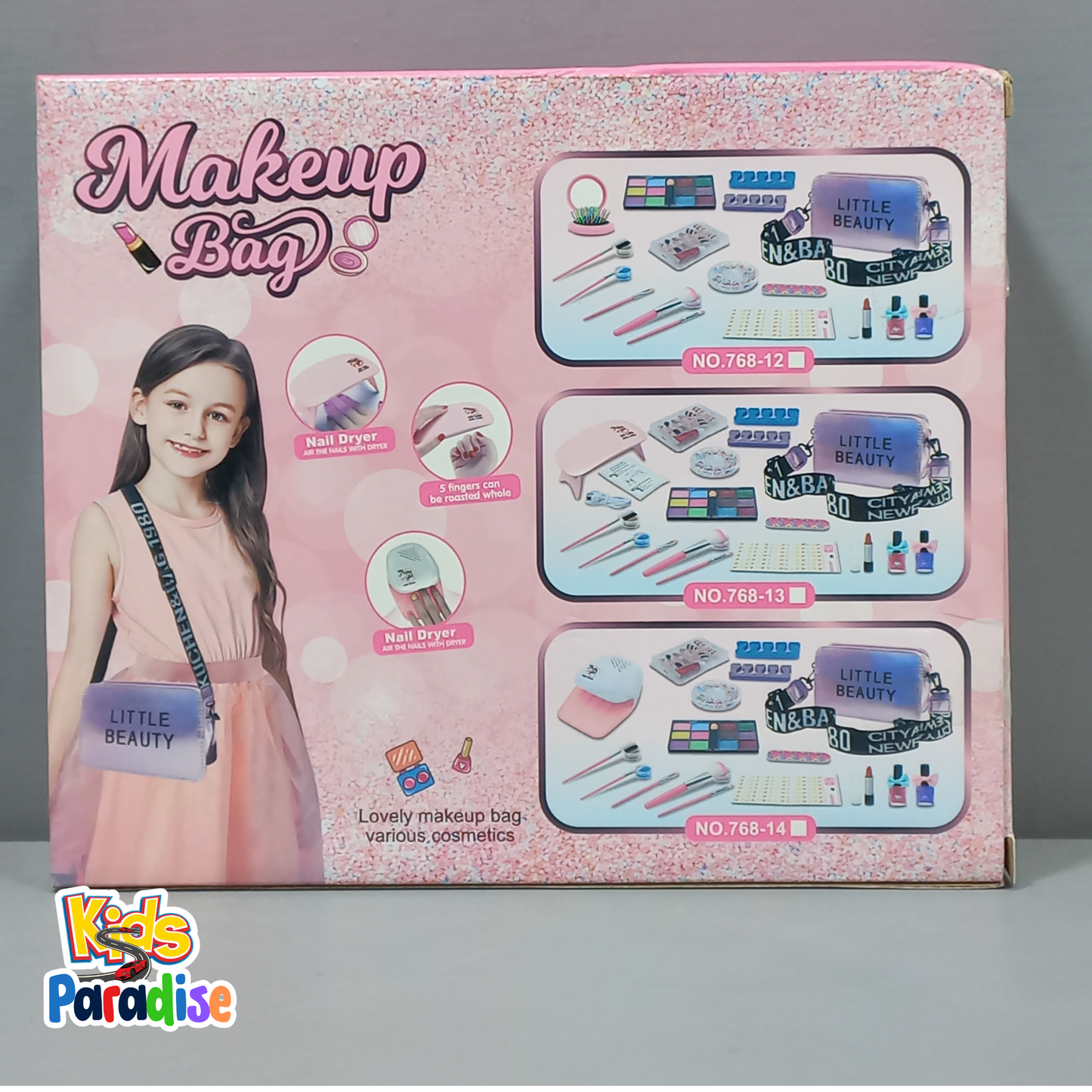 Little bag Kids Cosmetics Make Up Set Washable Beauty Makeup Box 768-11