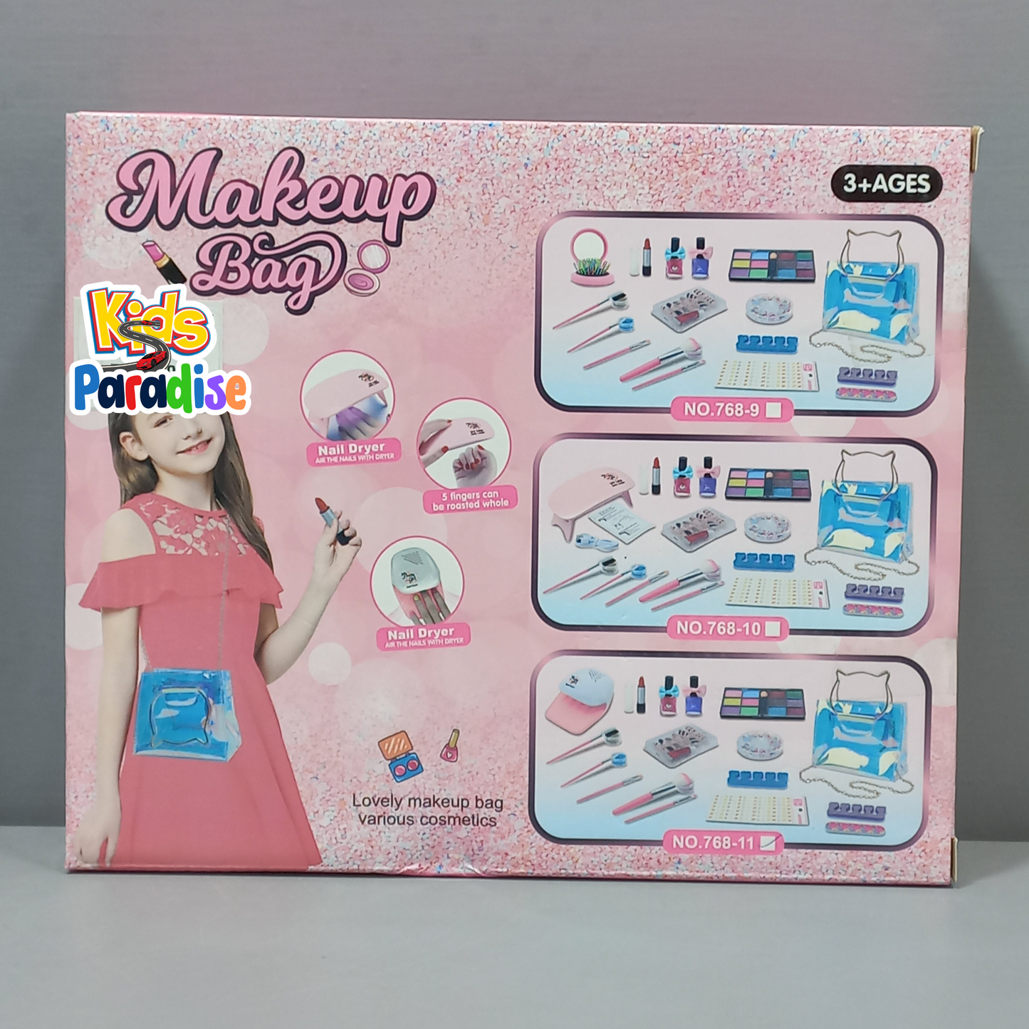 Little bag Kids Cosmetics Make Up Set Washable Beauty Makeup Box 768-11