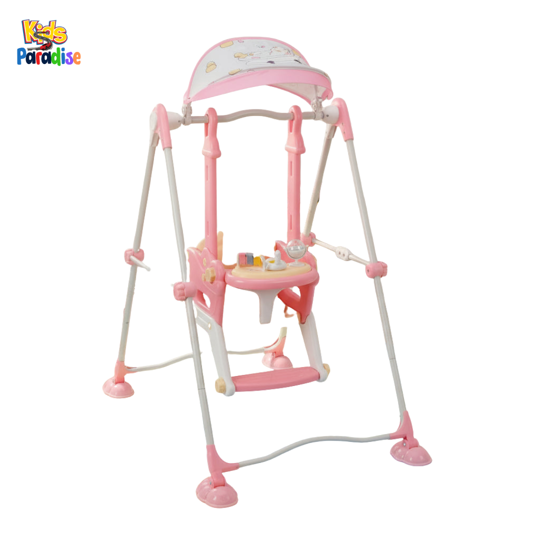 Baby Swing – Premium Manual Fiber Baby Swing with Musical Tray
