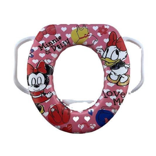 Minnie & Daisy Kids Potty Training Seat with Handles – Soft Commode Trainer