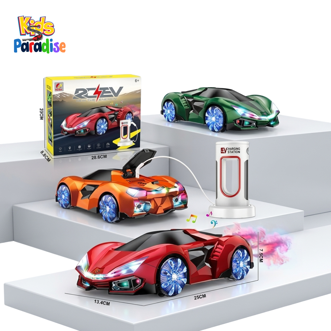 High Speed RC EV New Energy Sports Car with Smoke Exhaust CX-107