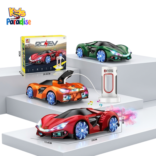 High Speed RC EV New Energy Sports Car with Smoke Exhaust CX-107