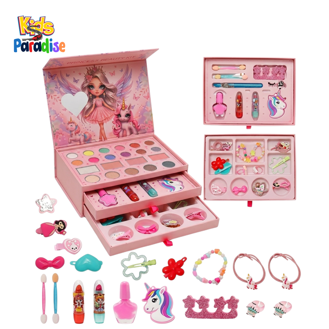 Enchanted Princess Unicorn Makeup and Jewelry Vanity Set LD-6160