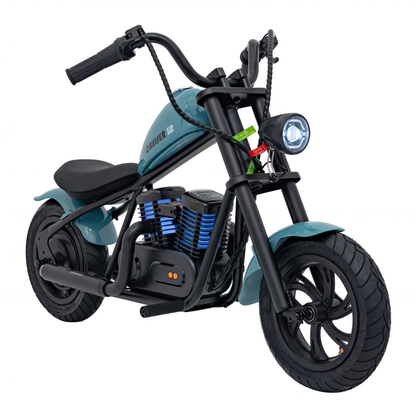 Stylish Kids Mini Cruiser Motorcycle – Electric Style Ride-On for Children