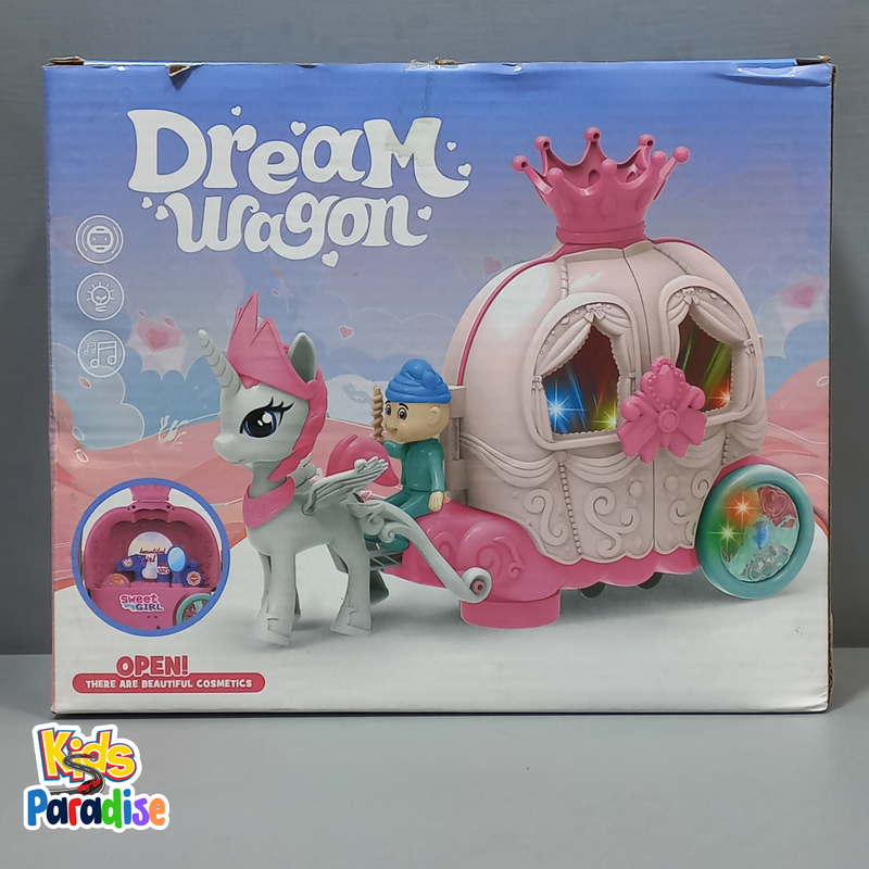 Musical Dream Wagon Horse Crown Cart