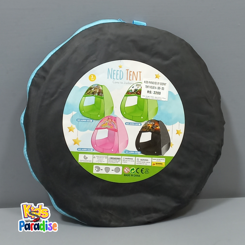 Kids Play House Popup Tent House Foldable Baby Play Tent For Girls & Boys 999-352