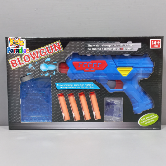 Water Crystal Ball & Dart Gun With Crystal Balls & Water Balls Filled Bottle Toy For Kids (2 in 1)