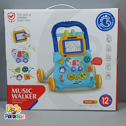 Multi Functional Huanger Happy Toddler Activity Walker With Musical Cart